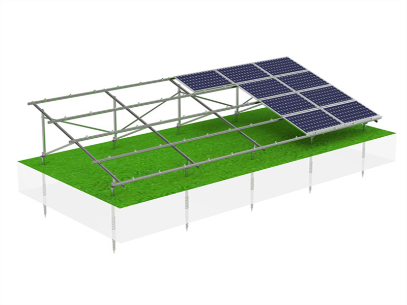 PD-GM-04Panda Solar-Magnesium-Aluminium-Zink-Bodenmontagesysteme für Sonnenkollektoren