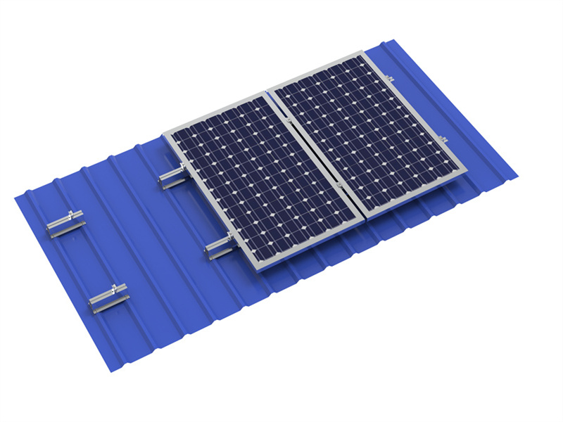PD-SR-H70 PandaSolar Solarpanel-Blechdachmontage aus eloxiertem Aluminium AL6005-T5 Kurzschienenhalterung Lieferant