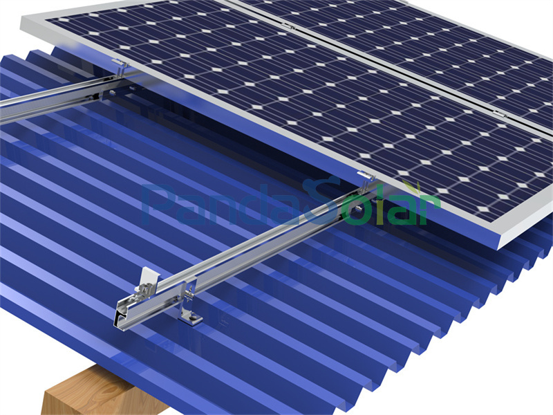 PandaSolar Aluminium-L-Fuß-Solar-Trapezblech-Dachmontage-Stehhalterung Lieferant