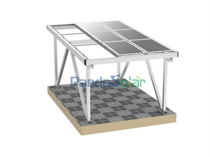 PD-CP01 PandaSolar Wasserdach Aluminium Carport Solar Montagesystem Chinesische Herstellung