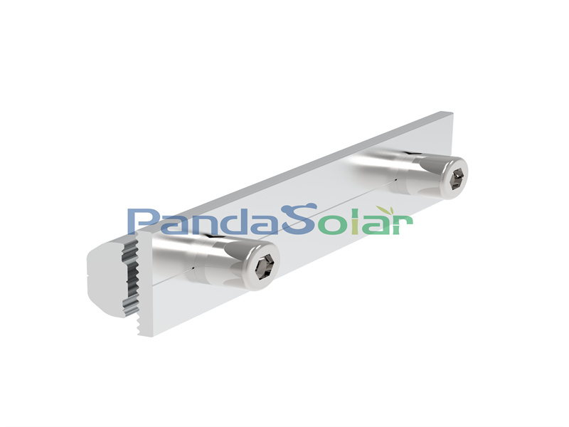 PandaSolar Classic Aluminium-Schienen-Kit für die Montage von Solarmodulen auf dem Dach