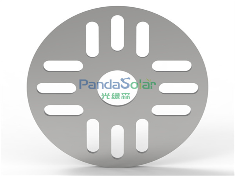 Die PandaSolar-Fabrik liefert direkt heißes Bad Gavalnized Steel Ground Solar Montagestruktur Solar Ground Q235B OEM Screw Racking System für Bodeninstallationssystem