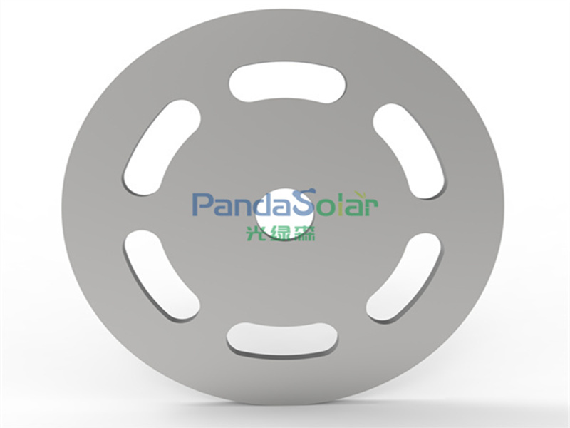 Die PandaSolar-Fabrik liefert direkt feuerverzinkten Stahlboden, Solarmontagestruktur, Solarboden Q235B, OEM-Schraubregalsystem für Bodeninstallationssystem