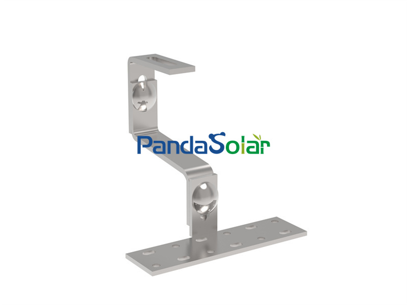 PandaSolar European Solar Panel Hook Bracket Solution Solar PV Römisches Dachmontagesystem Schindel Edelstahl verstellbarer Ziegeldachhaken für Solarpanel OEM