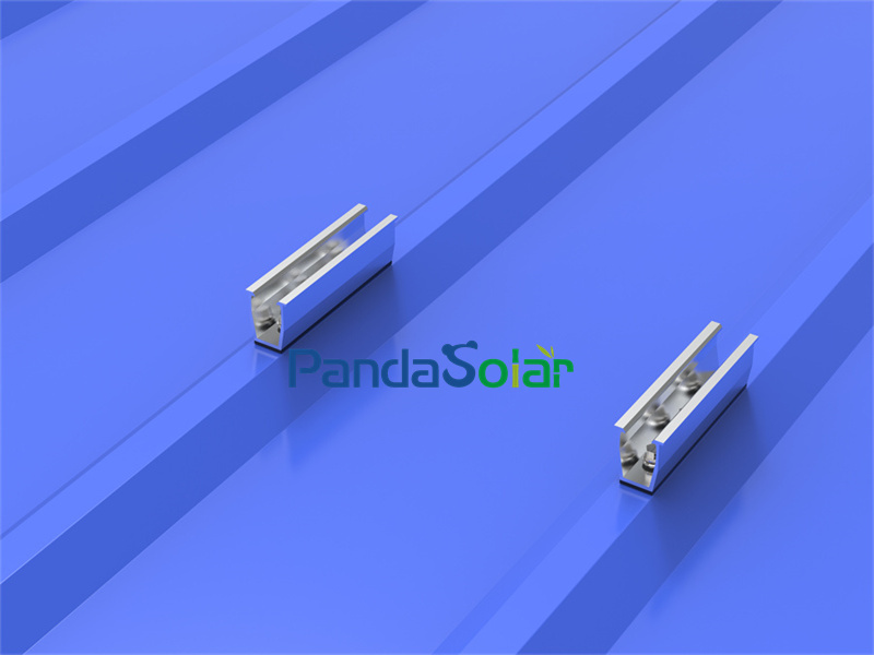 PandaSolar Hot-seller Einfache Installation Aluminiumlegierung Solarminischiene für PV-Trapezblechdach-Solarpanel-Rahmen-Racking-Strukturlieferant