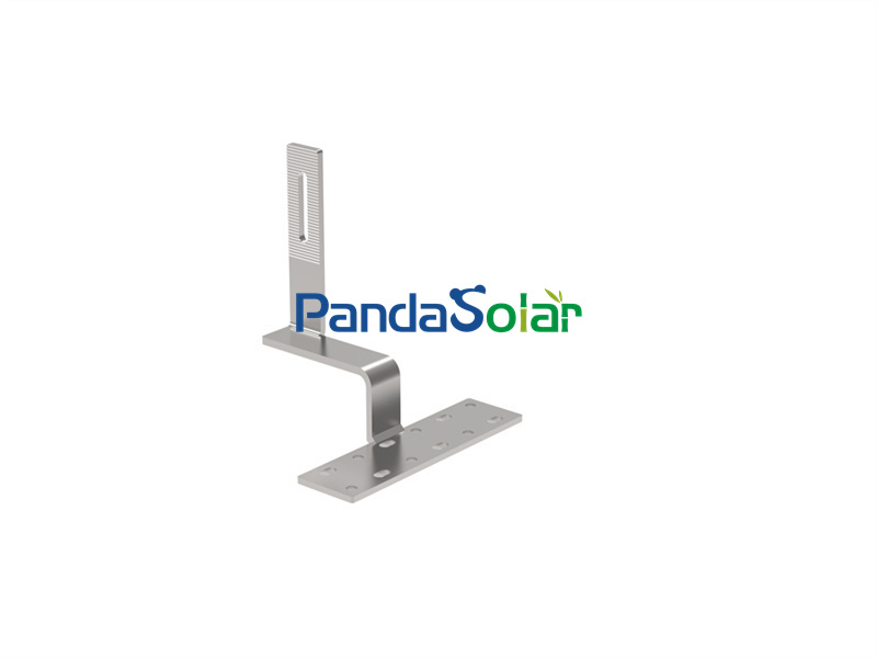 PD-TRS-12 PandaSolar Solar-Flachdachhaken Ziegeldachdiagramm Solarmodul-Montagestruktur Verstellbarer Solarhaken Lieferant