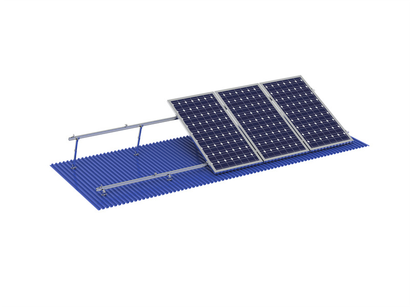 Solar Trapezoidal Tin Roof Installation