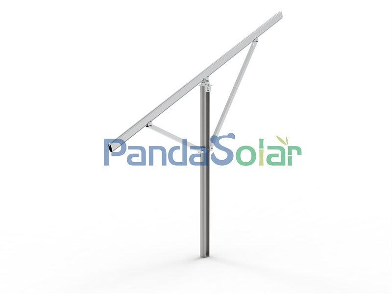 PandaSolar OEM Hot Seller Hot Q235B Dip galvanisierte einpolige Bodenmontage-Kits System Solarpanel Europa Hersteller von universellen Bodenmontage-Stützhalterungen