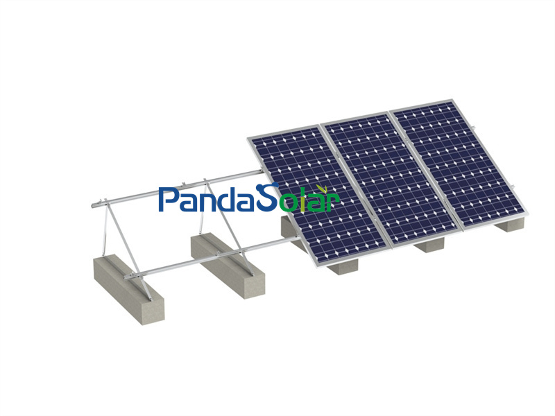 PandaSolar 2022 Maßgeschneidertes, verstellbares Aluminium-Solarpanel mit festem Dreieck, Solardach-Montagehalterung, direkt ab Werk, guter Preis für Solardach-Montagesystem, Stützstrukturlieferant