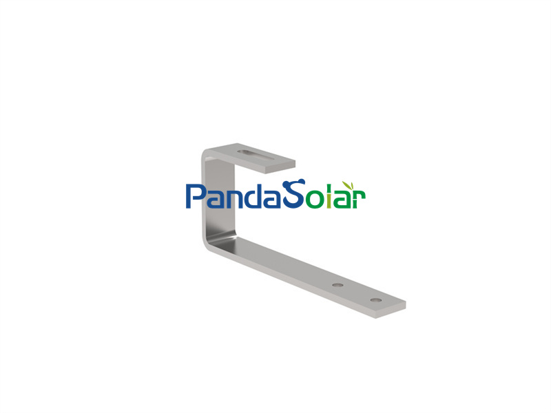 PandaSolar OEM Edelstahl verstellbare Dachziegel Solarpanel Installationshalterung Solarhaken-Kit Hochfestes sandgestrahltes europäisches beliebtes Solarhaken-Schindeldach-Montagelösung Halterung Hersteller und Lieferant