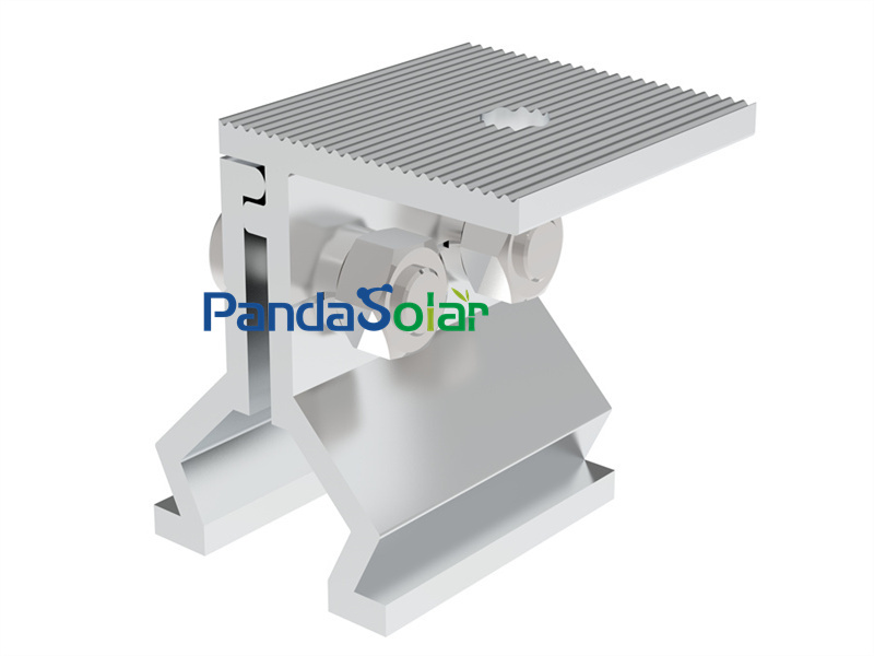 PandaSolar Aluminiumlegierung Stehfalz Dachklemme Solarpanel Installierte Stehfalz Sicherheitsanker Klemmhalterung Metalldach Solar PV Montage Fabrik liefert direkt Kliplok Manufaktur und Lieferant