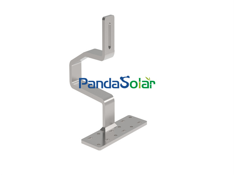 PandaSolar Hot Seller SUS304 Ziegeldachmontage Einfaches Schiefer-Solarhakensystem Einfach zu installierender, verstellbarer Solarhaken für die Solarpanel-Fliesendachmontage Hochfeste Solardachmontage Universelle Solarhakenhalterung im Großhandel