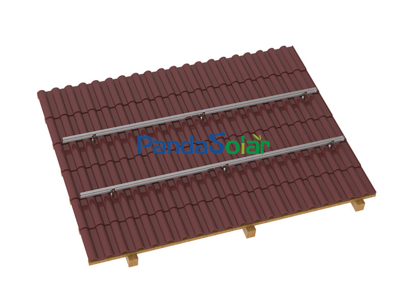 PandaSolar OEM-PV-Profil aus Aluminiumlegierung, einfache Installation, Preis ab Werk, Solarschiene für Solardach-Montagesystemlieferant