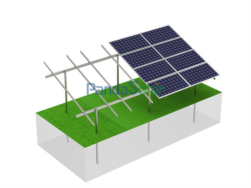 PD-GM-05 Panda Solar Solarpanel Magnesium Aluminium Zink Bodenmontagesystem Chinesische Herstellung