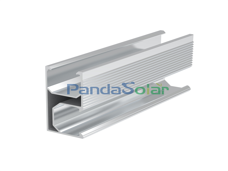 PandaSolar Ziegeldach-Solarmontagehalterung, Solarpanel-Dachmontage, Aluminiumschiene, Herstellung von Solarpanel-Strukturen