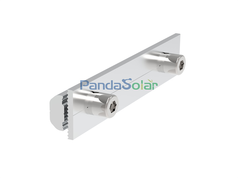 PandaSolar Ziegeldach-Solarmontagehalterung, Solarpanel-Dachmontage, Aluminiumschiene, Herstellung von Solarpanel-Strukturen