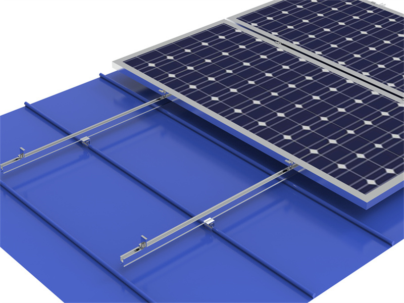 PD-KL-09 PandaSolar Solar-Kliplok-Montage auf dem Dach ohne Bohren, KlipLok-Solarstruktur-Montagehersteller