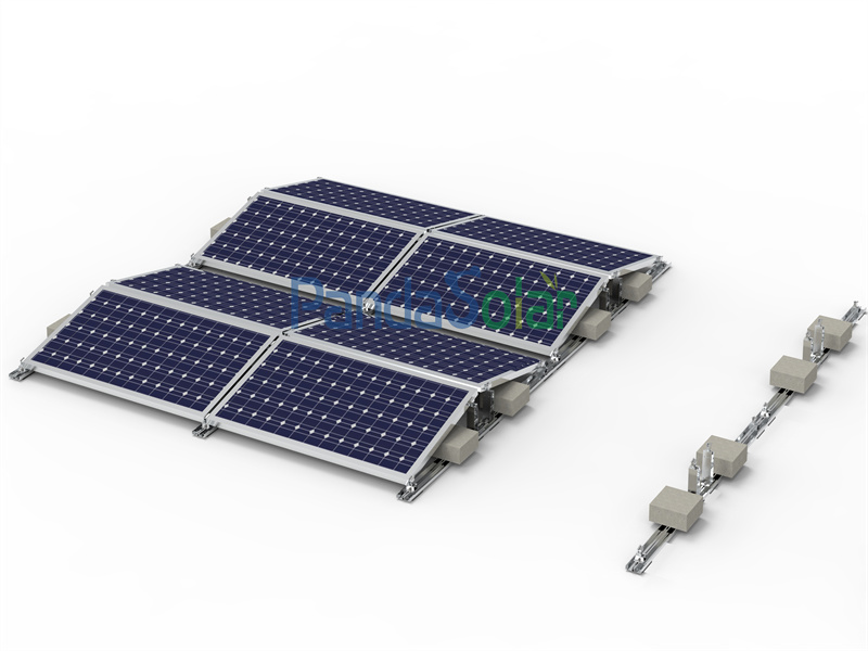 PD-BS-AL Hersteller von PandaSolar-Solardachmontage-Montagehalterungen mit Ballast