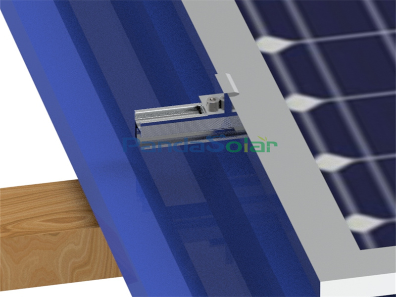PD-EC01 PandaSolar Universal-Aluminium-Solar-Endklemmen-Befestigungsplattenhalterung Lieferant
