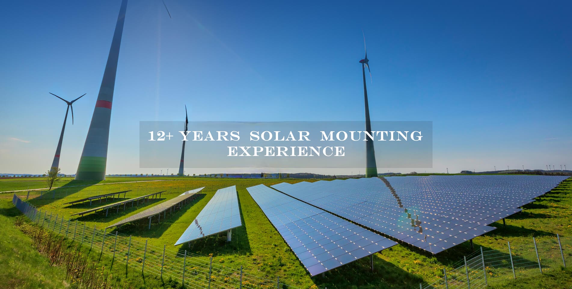 Über 12 Jahre Erfahrung in der Solarmontage